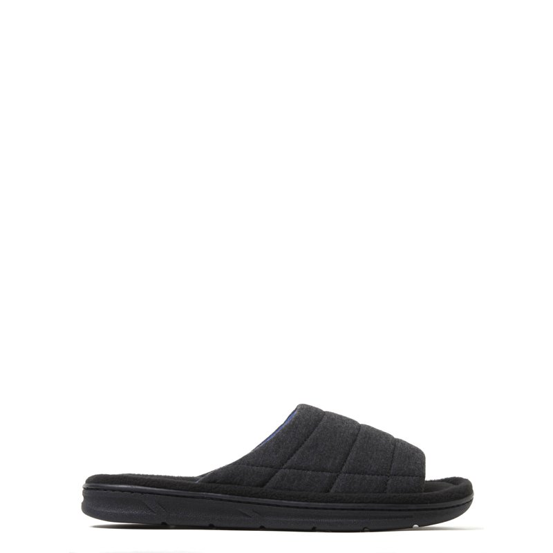 Dearfoams Cozy Comfort Men's Jersey Slide Slippers