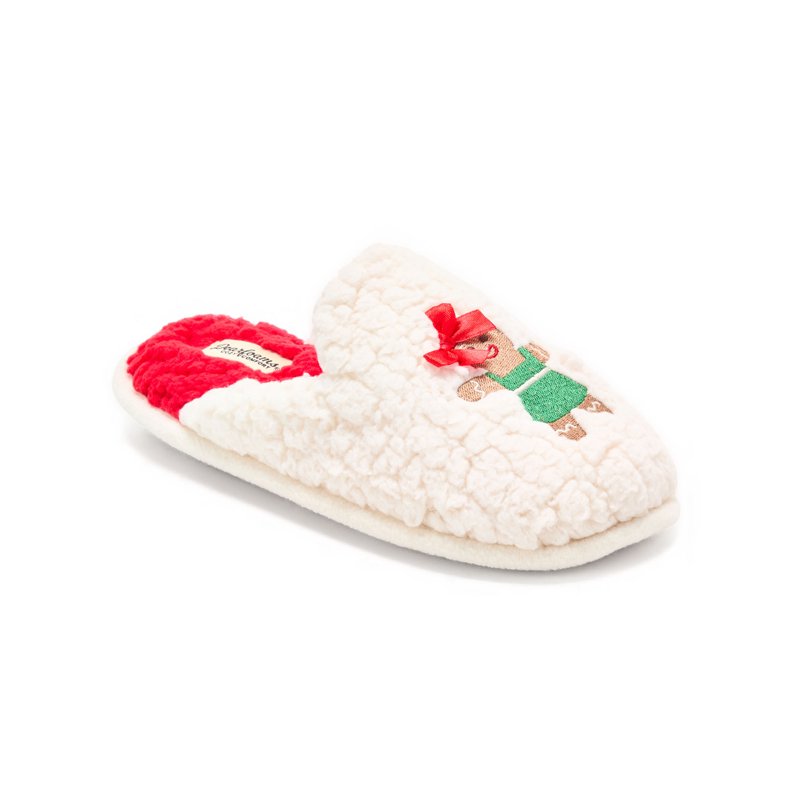 Dearfoams Cozy Comfort Women's Gingerbread Slippers