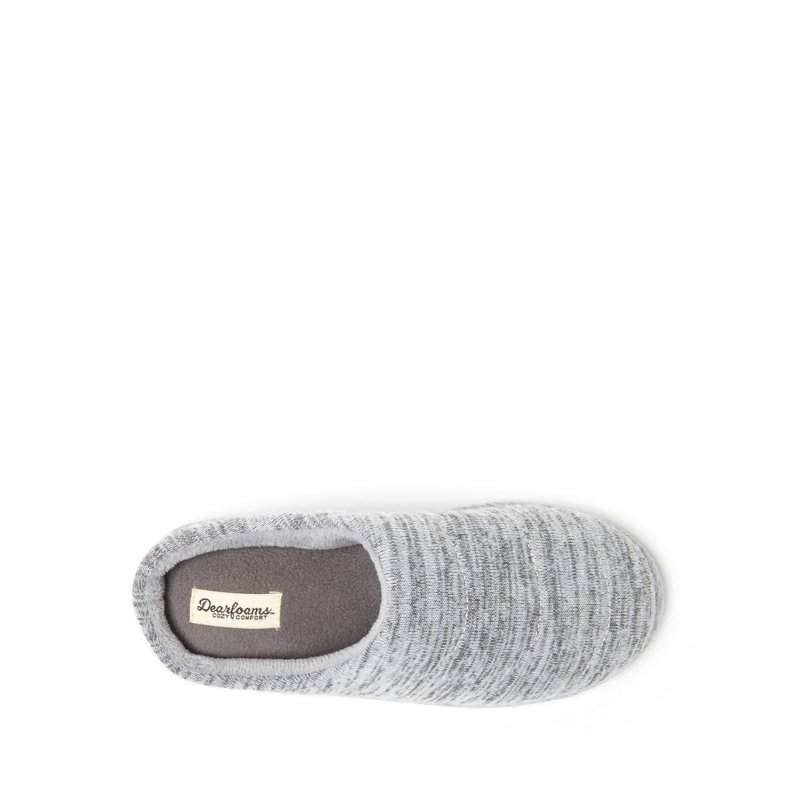 Dearfoams Cozy Comfort Women's Heathered Bound Clog Slippers