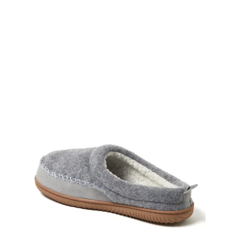 Dearfoams Cozy Comfort Women's Mixed Material Clog Slippers