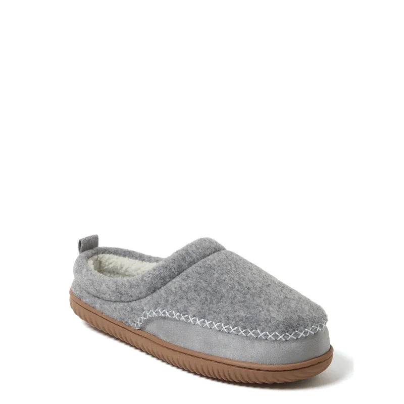 Dearfoams Cozy Comfort Women's Mixed Material Clog Slippers Dearfoams Cozy Comfort Women's Mixed Material Clog Slippers