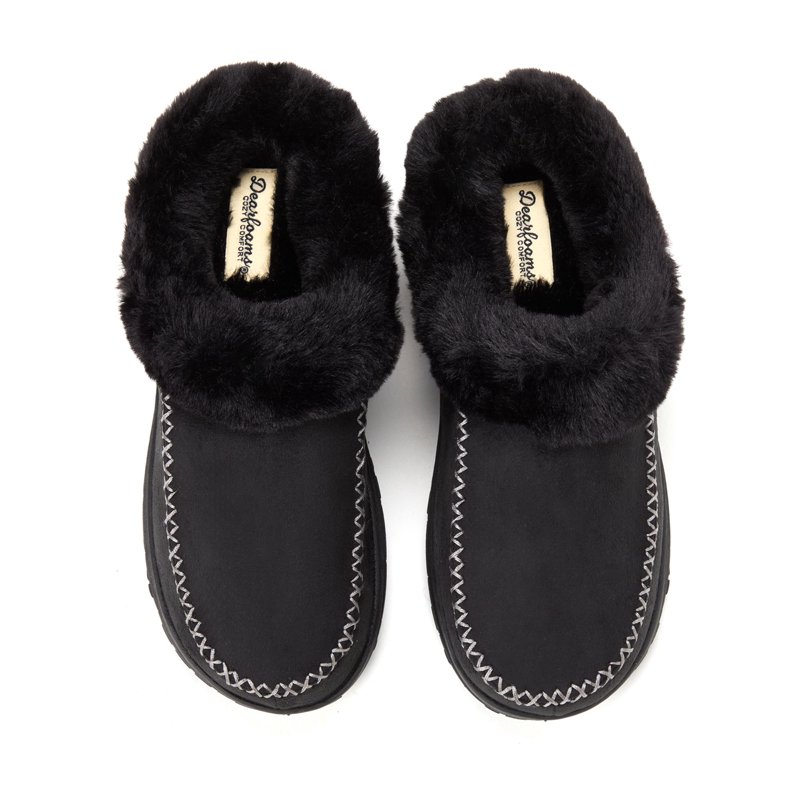 Dearfoams Cozy Comfort Women's Moc Toe Clog Slippers