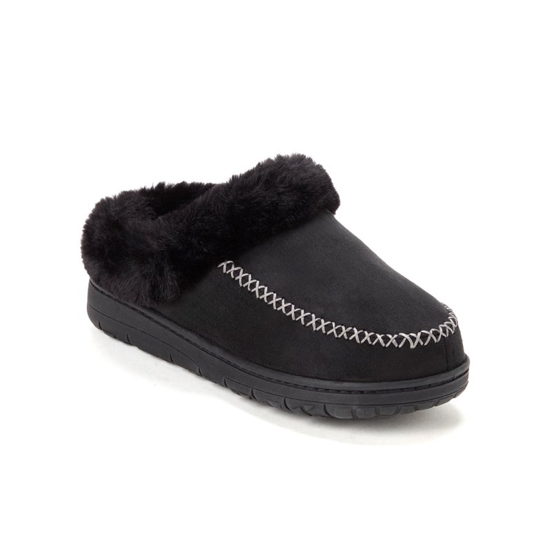 Dearfoams Cozy Comfort Women's Moc Toe Clog Slippers