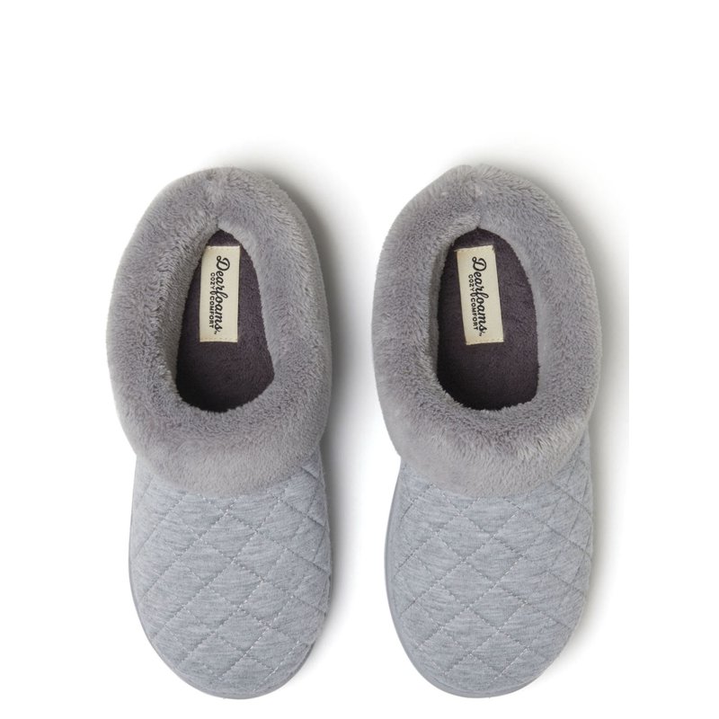 Dearfoams Cozy Comfort Women's Quilted Jersey Clog