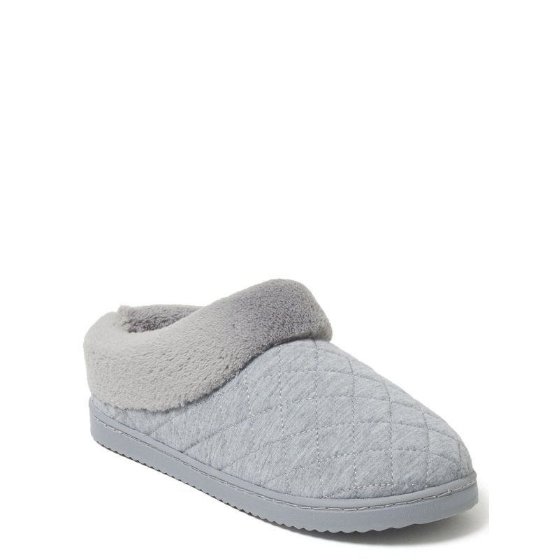 Dearfoams Cozy Comfort Women's Quilted Jersey Clog