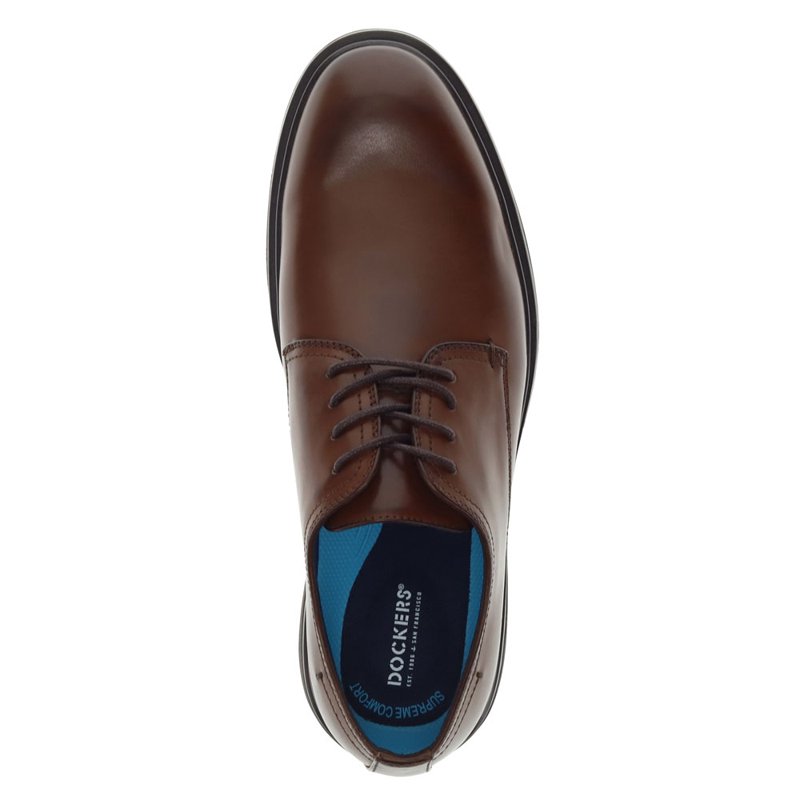 Dockers Mens Tradeston Rugged Dress Casual Lace Up Oxford Shoe