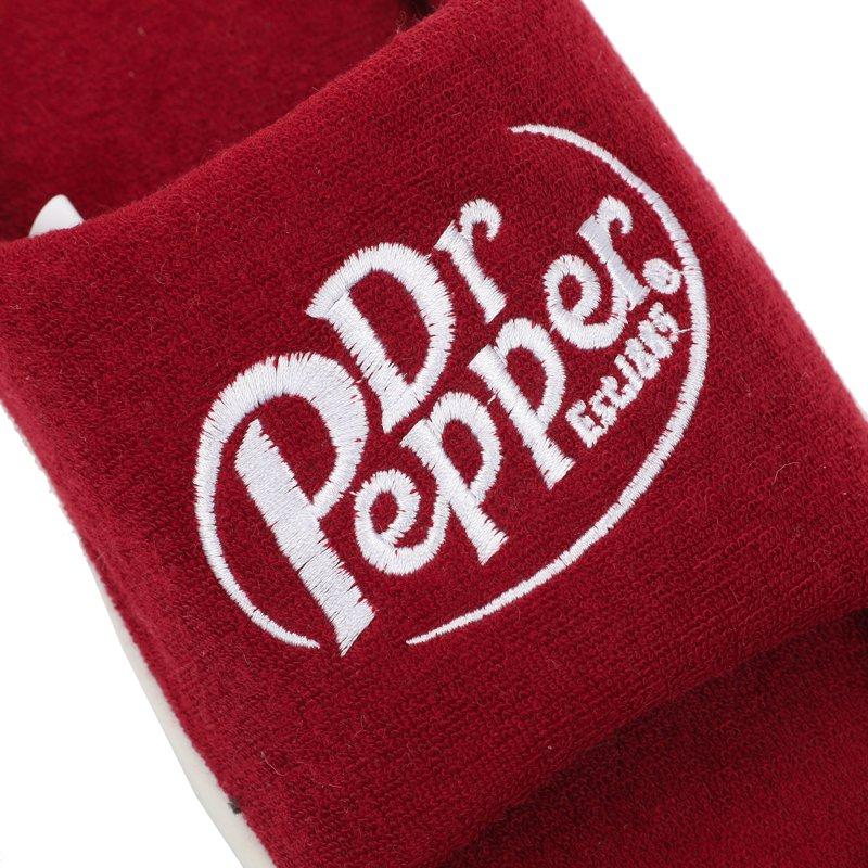 Dr Pepper Always One Of A Kind Men's Red Slide Slippers -Large