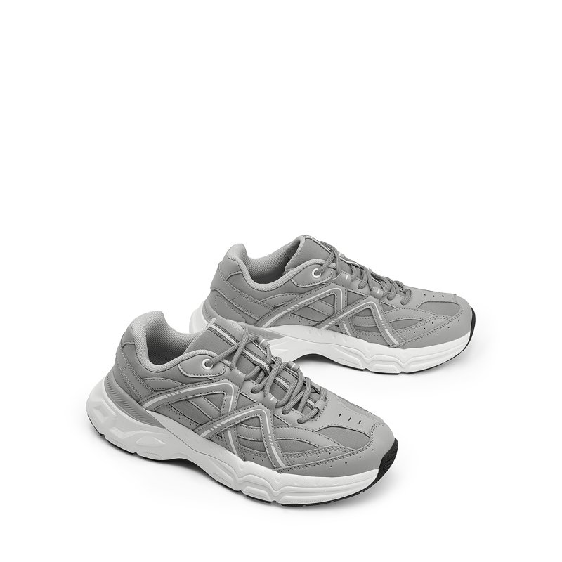 DREAM PAIRS Women's Y2K Retro Chunky Sneakers - Non-Slip Casual Walking Shoes Thick EVA Midsole & Breathable Vegan Leather Upper For All-Day Comfort (Commuting Travel Running)