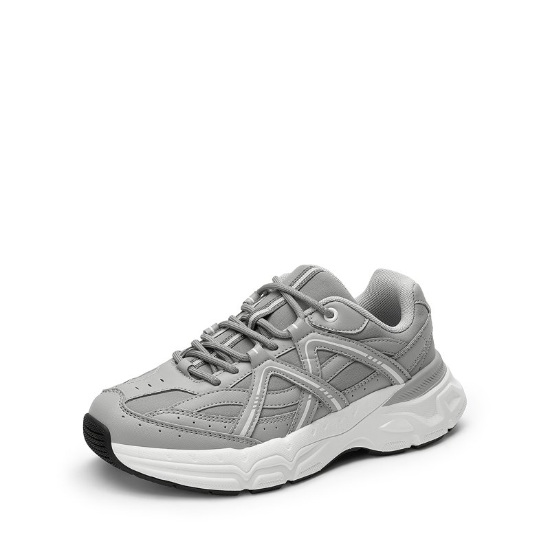 DREAM PAIRS Women's Y2K Retro Chunky Sneakers - Non-Slip Casual Walking Shoes Thick EVA Midsole & Breathable Vegan Leather Upper for All-Day Comfort (Commuting Travel Running)