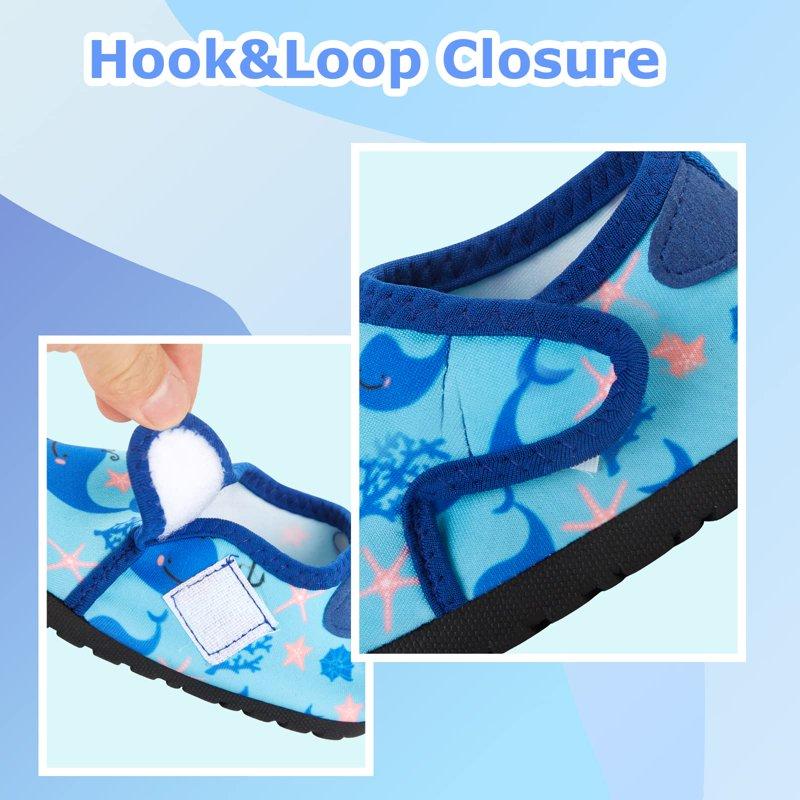 Drecage Kids Water Shoes Barefoot Quick-Dry Aqua Socks Beach Pool Water Shoes For Toddler Boys Girls