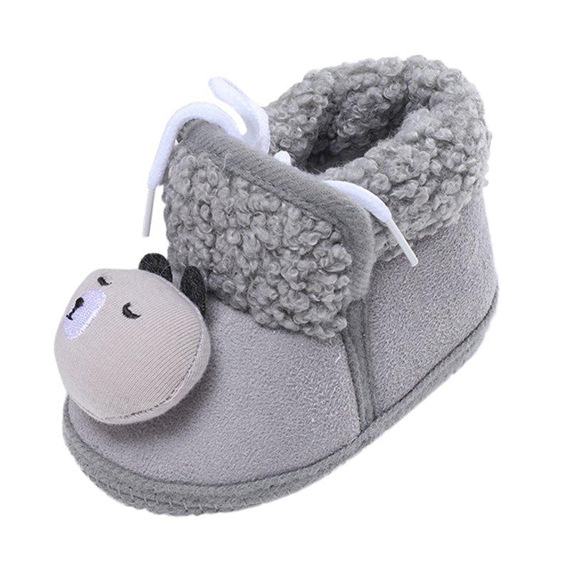 Eashery Baby Girls Boys Shoes Baby Girls Boys Canvas Shoes Soft Sole Baby Boy Slip-On Sneakers Toddler Sandals Girl (Grey 13)