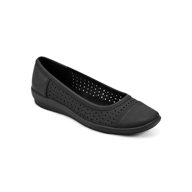 Easy Spirit Women's Avien Slip On Perforated Ballet Flats