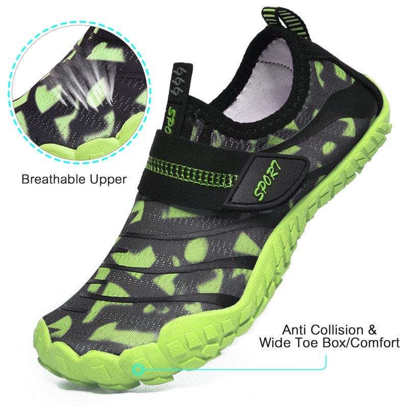 Ecetana Kids Water Shoes For Boys Girls Aqua Shoes Barefoot Beach Sports Quick Dry Swim Pool Shoes Little Big Kid