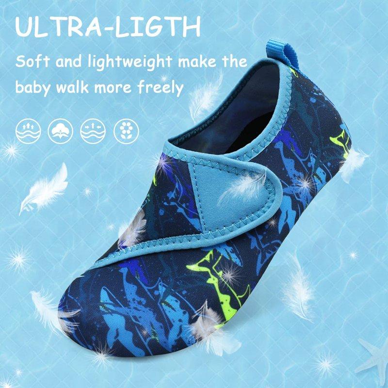 Ecetana Kids Water Shoes For Girls Boys Swimming Pool Shoes Lightweight Sport Aqua Shoes