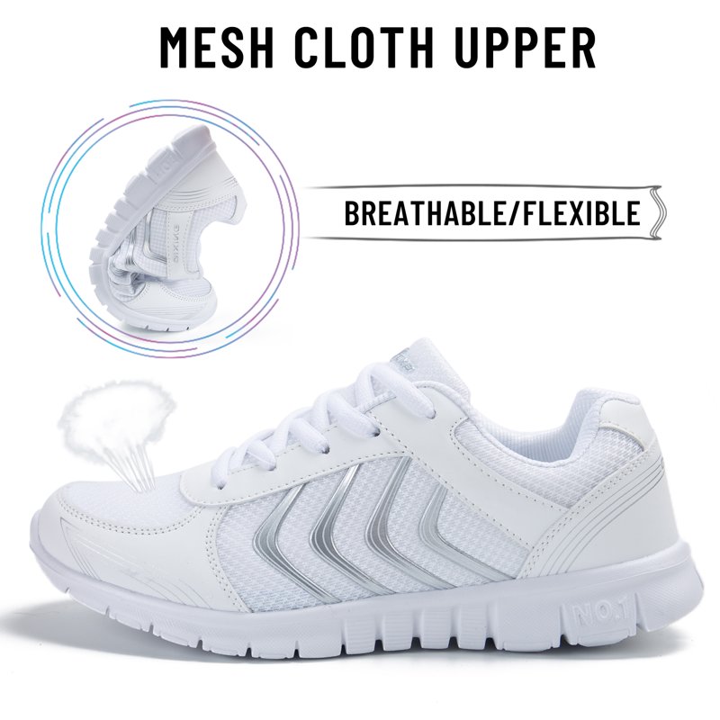 Ecetana Running Shoes For Women Casual Lightweight Tennis Walking Sneakers