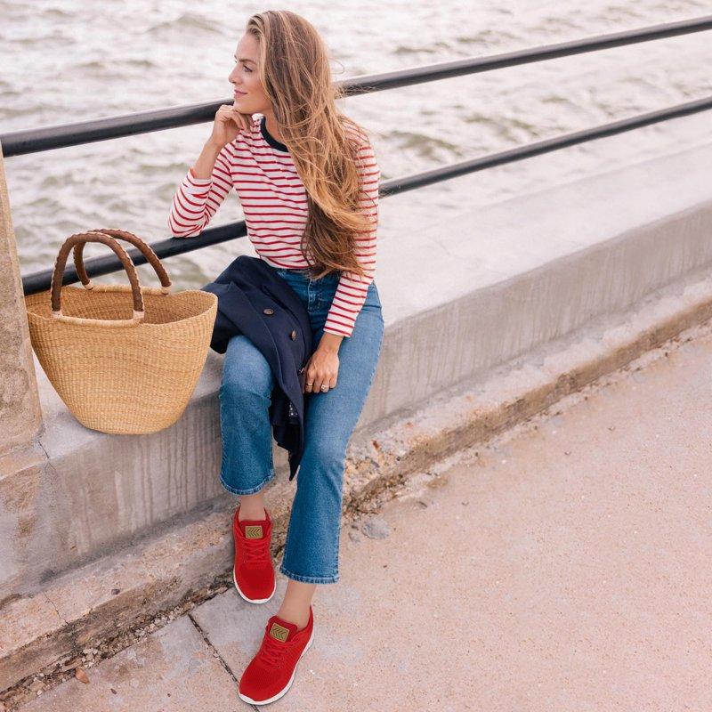 Ecetana Sneakers For Women Walking Shoes Comfortable Breathable Mesh Tennis Shoes