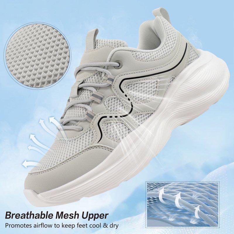 Ecetana Walking Shoes For Women Casual Sneakers Breathable Running Shoes