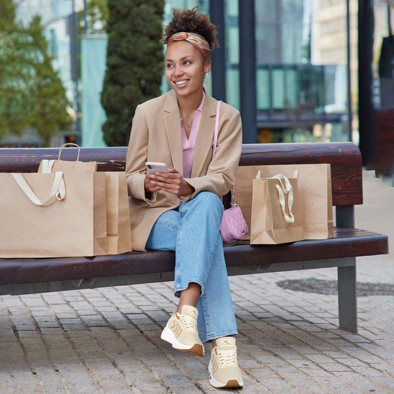 Ecetana Women's Running Walking Tennis Shoes Non-Slip Breathable Mesh Athletic Workout Sports Sneakers