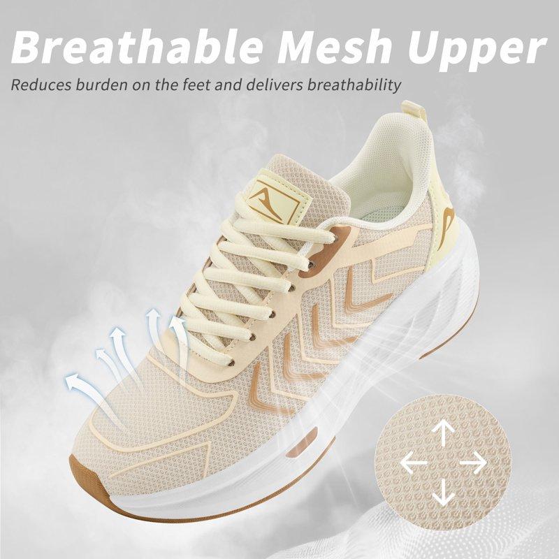 Ecetana Women's Running Walking Tennis Shoes Non-Slip Breathable Mesh Athletic Workout Sports Sneakers