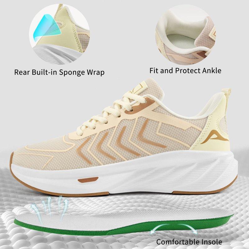 Ecetana Women's Running Walking Tennis Shoes Non-Slip Breathable Mesh Athletic Workout Sports Sneakers