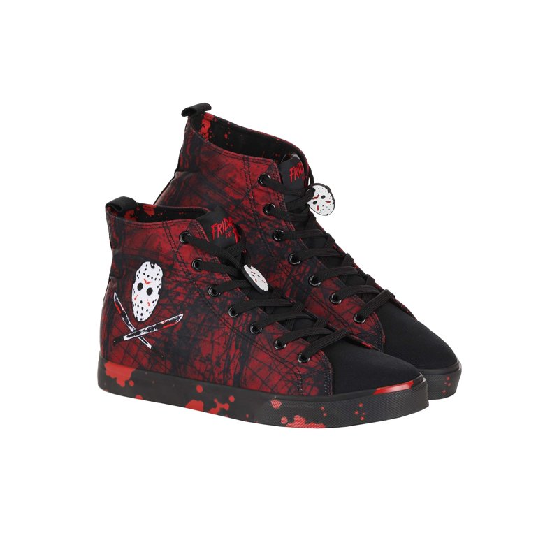 Friday The 13th Jason High Top Adult Sneakers