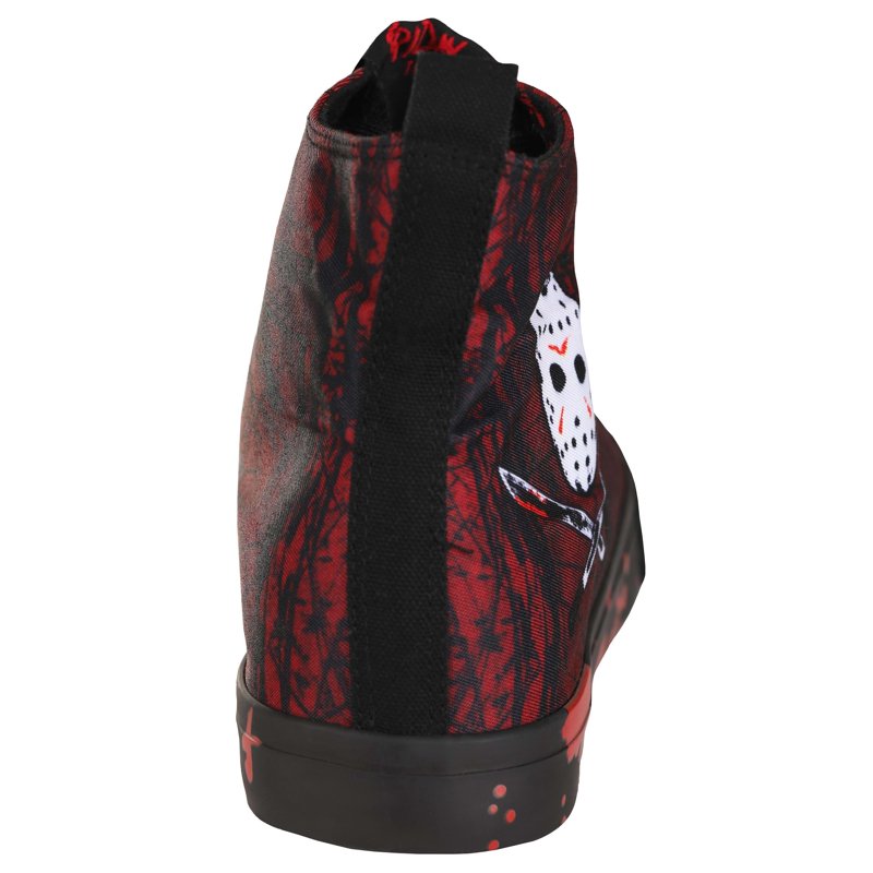 Friday The 13th Jason High Top Adult Sneakers