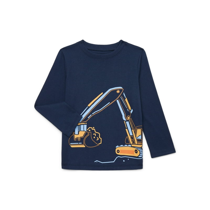 Garanimals Toddler Boys Graphic Tee with Long Sleeves Sizes 18M-5T