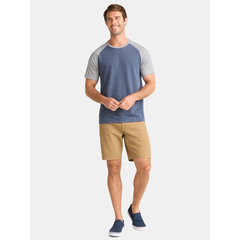 George Men's And Big Men's Raglan Tee Sizes S-3XL