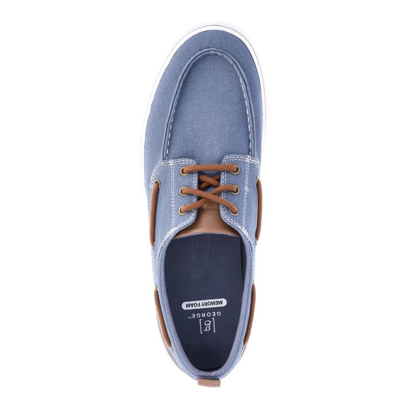 George Men's Canvas Boat Shoes