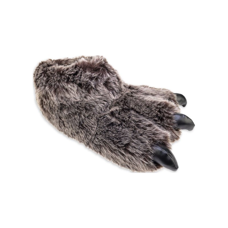 George Men's Faux Fur Novelty Slippers