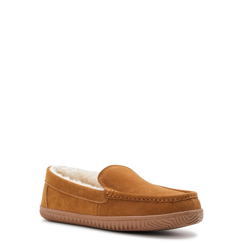 George Men's Hillcrest Suede Moccasin Slippers
