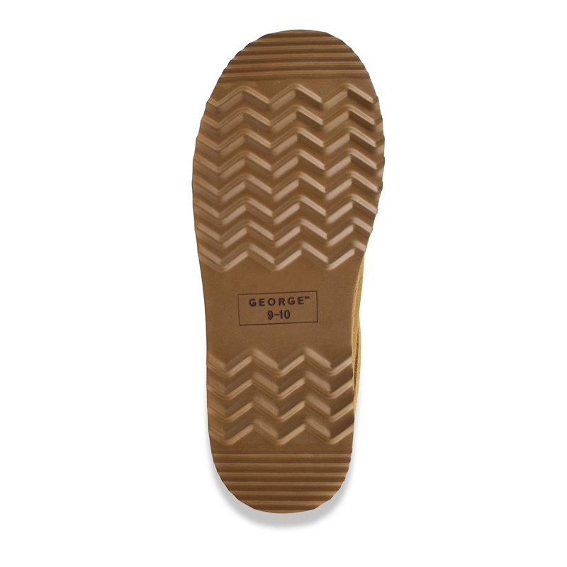 George Men's Suede Clog Slippers