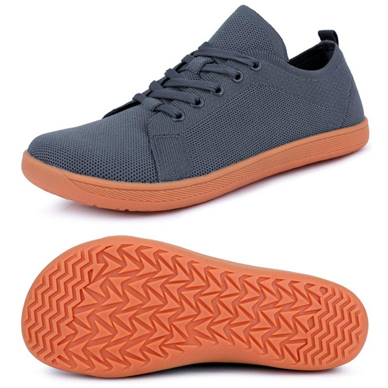 Gexuosn Barefoot Walking Shoes Wide Toe Mens Sneakers Comfortable Casual Shoes Zero Drop Minimalist Shoes Breathable Lightweight Shoes 13 Wide Dark Gray