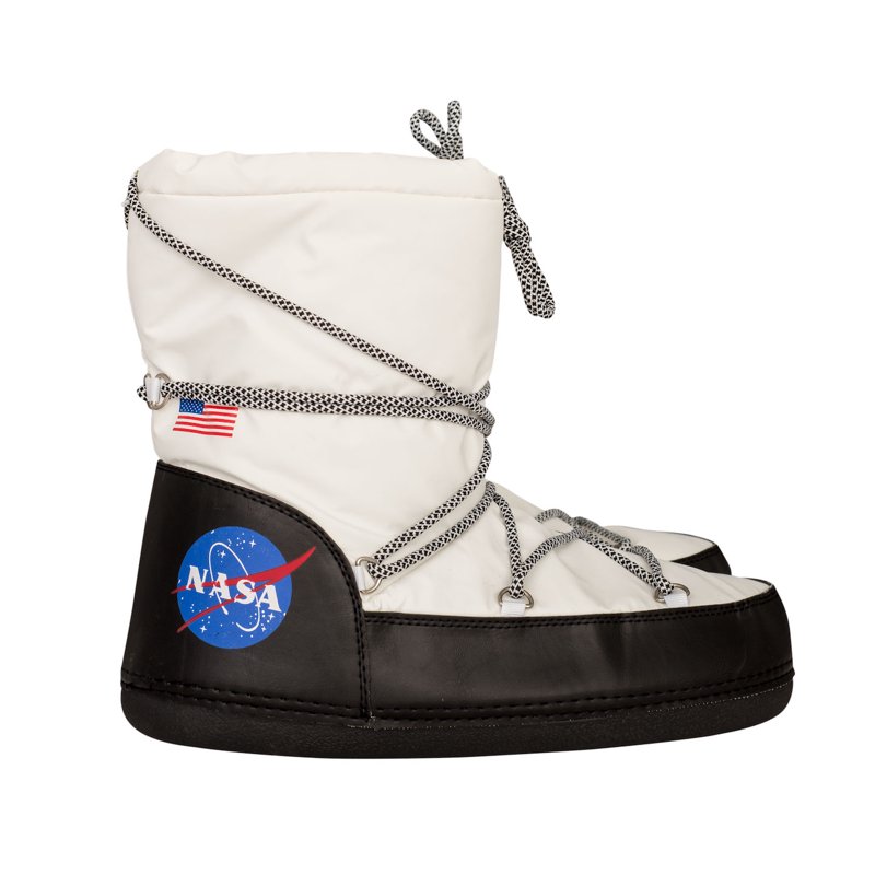 Ground up NASA Astronaut Halloween Costume Accessory Men's White Boots