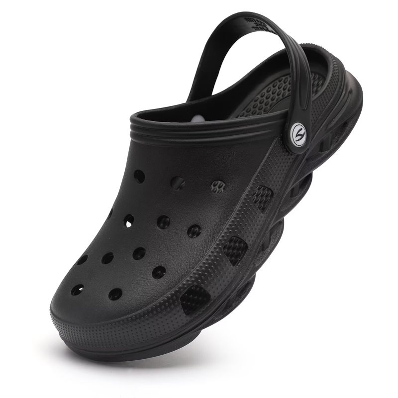 GUBARUN Men's Garden Clogs Shoes With Arch Support Outdoor Comfort Slip-on Sandals Beach Slippers