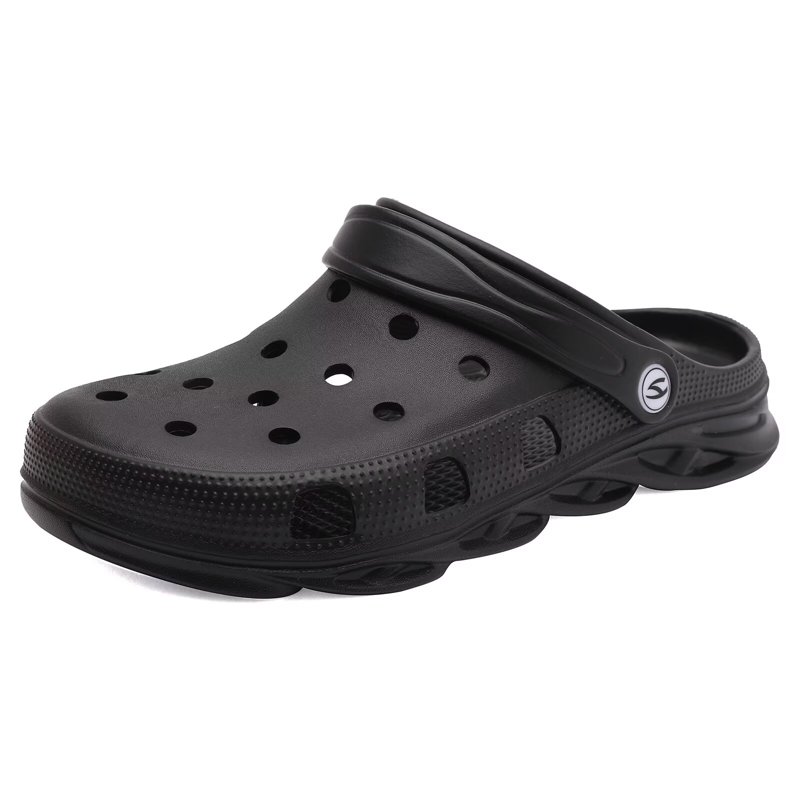 GUBARUN Men's Garden Clogs Shoes with Arch Support Outdoor Comfort Slip-on Sandals Beach Slippers