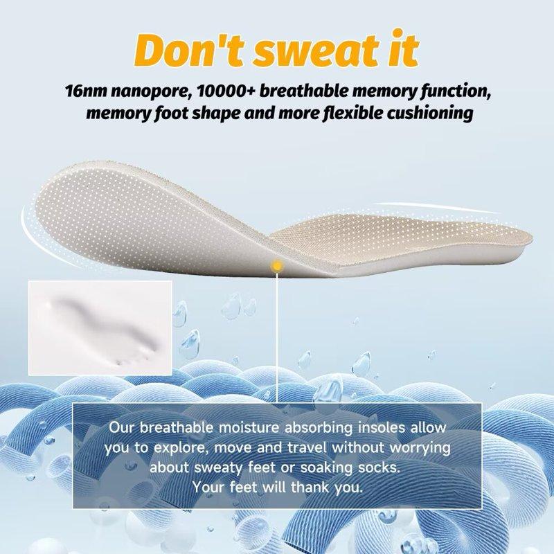 GUBARUN Unisex Wide Toe Box Walking Shoes - Extra Room Design For All-Day Comfort & Support Breathable Arch Non-Slip Lightweight Sneakers