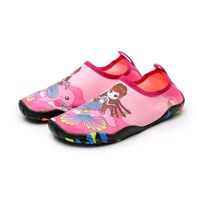Gubotare Girls Water Shoes Kids Water Shoes Non-Slip Beach Shoes Outdoor Breathable Swim Shoes Quick Dry Lightweight Pool Aqua Shoes Boys Girls(Little Kid/Big Kid) (Hot Pink Little Kids 13)