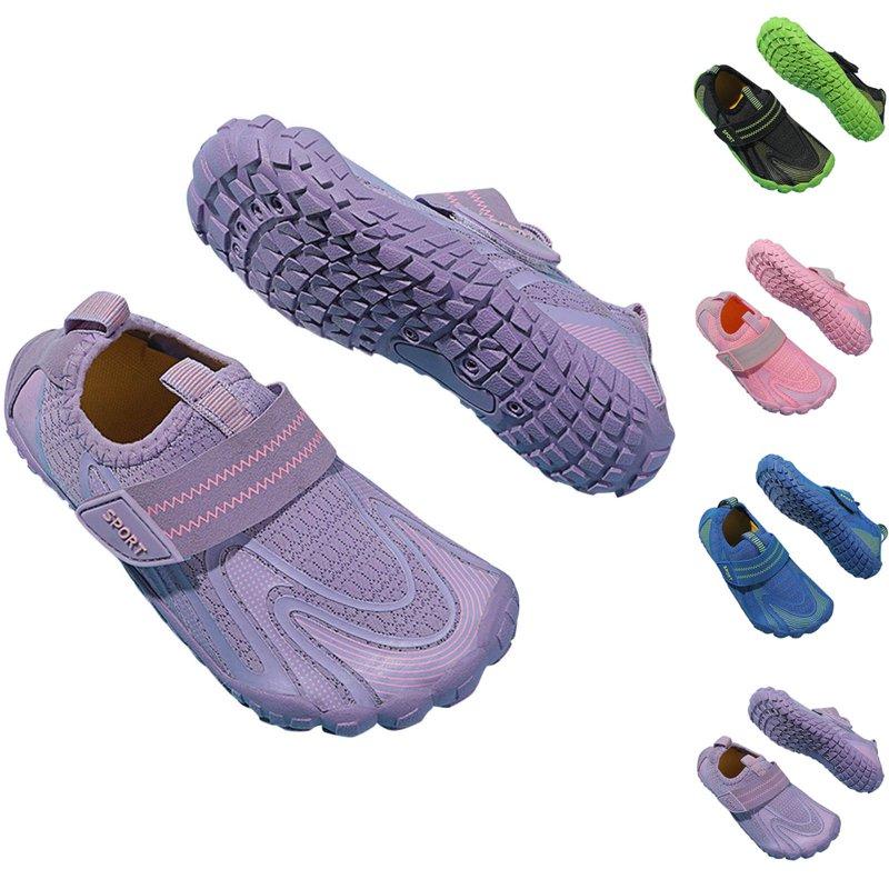 HaiMao Kids Water Shoes Clearance Girls Boys Quick Dry Aqua Shoes Barefoot Water Sneakers for Beach Swim Pool Boats Outdoor Water Sports Little/Big Kid Purple 16 Years