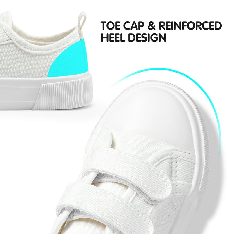 HARVEST LAND Toddler Shoes Boys Girls Slip On Sneakers Cushioned Canvas Dress Shoes For Kids