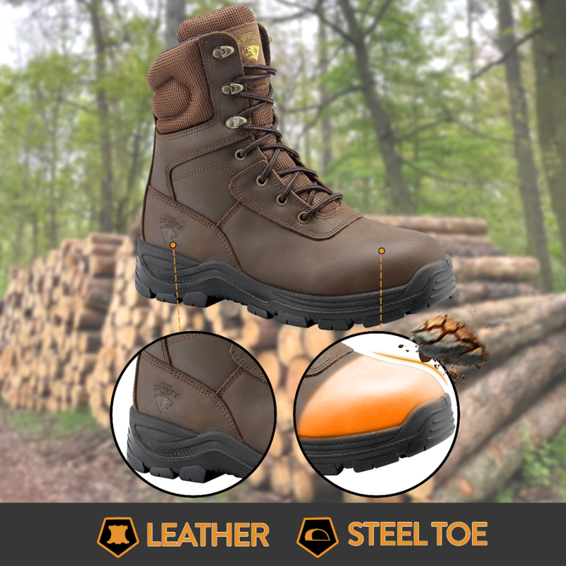 Herman Survivors Men's Jason III 8" Steel Toe Work Boot