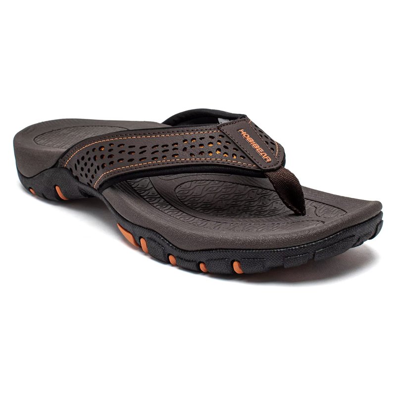 HOBIBEAR Mens Flip Flop Thong Sandals Indoor And Outdoor（Size 7.5-14Men）