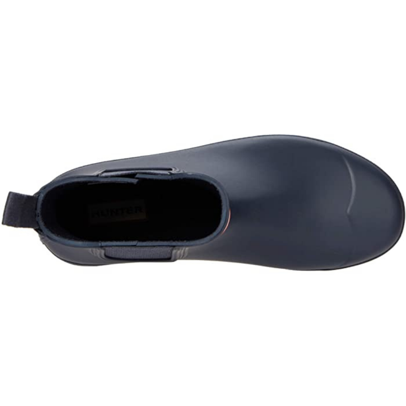 HUNTER Women's Original Waterproof Chelsea Rubber Pull-On Boot (Navy 7)