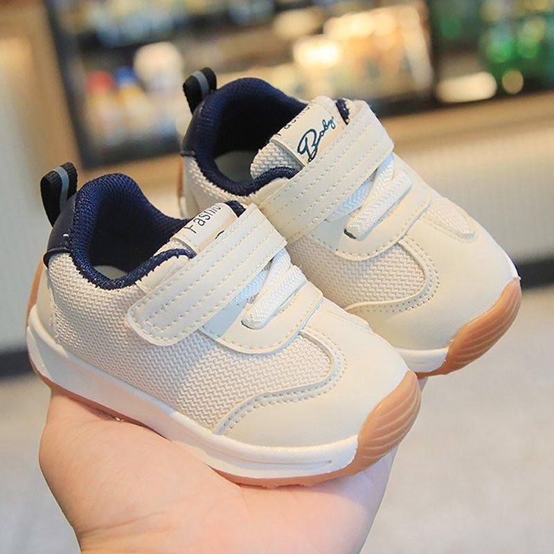 Icvfdpl Toddler Boy Girl Sneakers Fashion Trend Solid Color Versatile Sports Shoes Mesh Non Children Functional Sports Shoes Comfortable Baby Walking Shoes 9 Months-12 Months