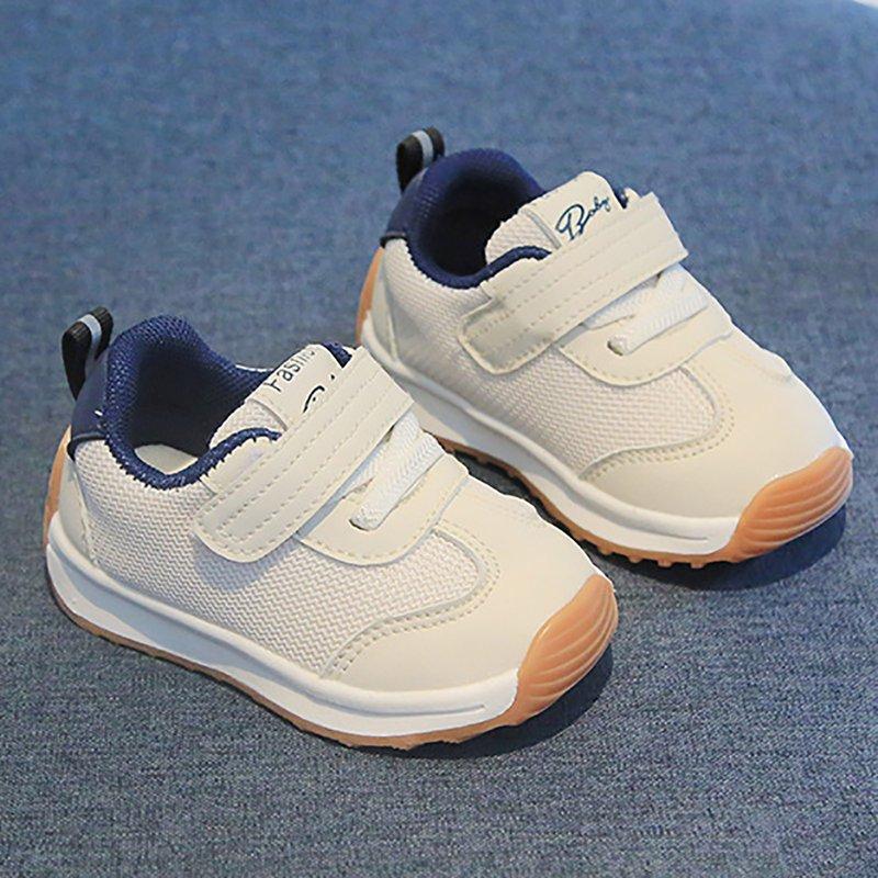 Icvfdpl Toddler Boy Girl Sneakers Fashion Trend Solid Color Versatile Sports Shoes Mesh Non Children Functional Sports Shoes Comfortable Baby Walking Shoes 9 Months-12 Months
