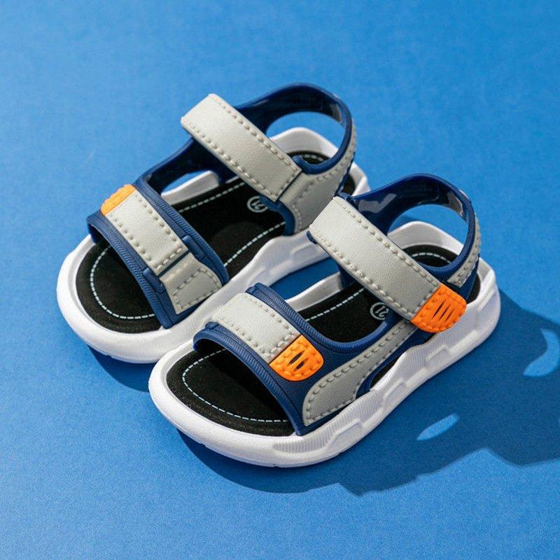 Icvfdpl Toddler Sandals For Boys Fashion With Soles In Summer Beach Breathable 3 Years-3.5 Years