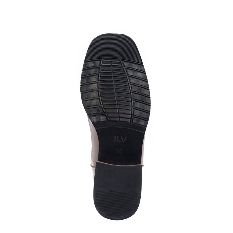 IUV Cowboy Boots For Men Western Boot Durable Classic Embroidered Square Toe Traditional Boots