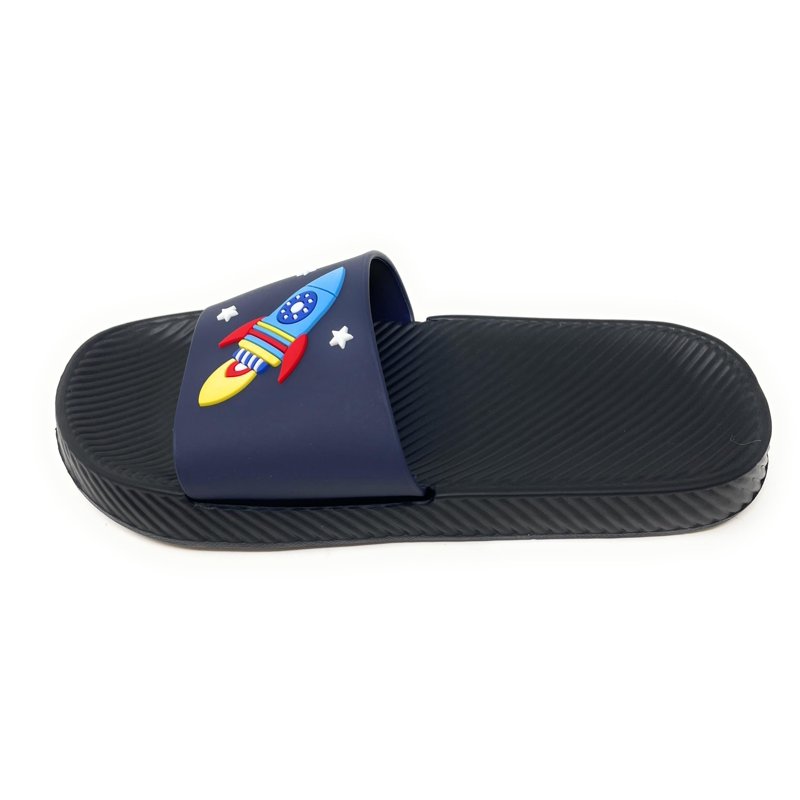 JEFFRICO Boys Comfort Sandals Kids Slip On Lightweight EVA Water Shower Pool Beach Sandals Slides