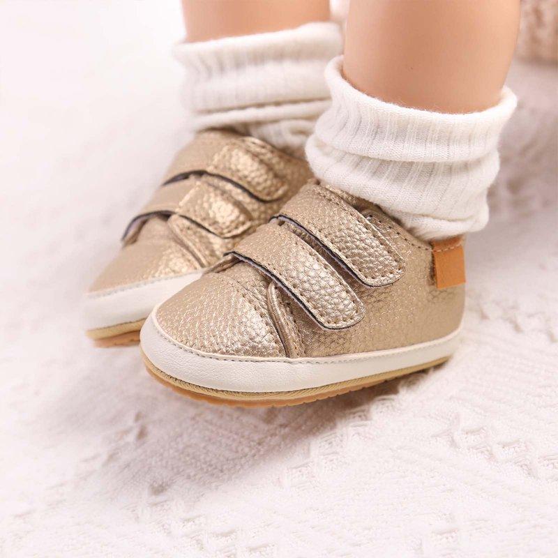 JikouIivo Baby Shoes Baby Boy Shoes Walker For Baby Boys Girls Shoes Non-Slip Rubber Sole High-Top Infant First Walking Shoes Toddler Crib Shoes Newborn Loafers Flats
