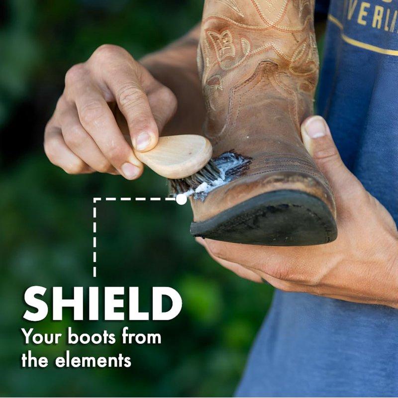 JobSite Premium Mink Oil Leather Waterproof Paste - Preserve Leather Boots & Shoes - 3 Oz